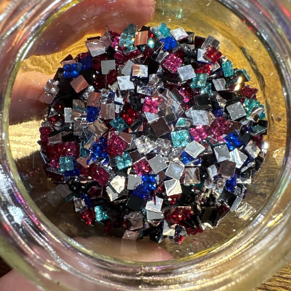 Colorful Square Rhinestones- mix of colors